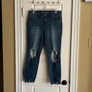 Old Navy Rockstar mid rise jeans. Sz 10 regular
